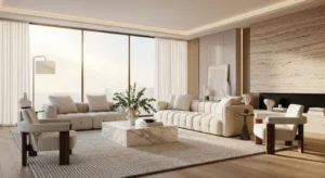 How to Position a Rug in a Living Room Like an Interior Designer