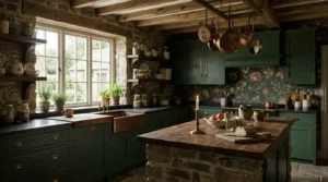 10 Dark Cottagecore Kitchen Ideas That Are Moody, Cozy & Full of Charm
